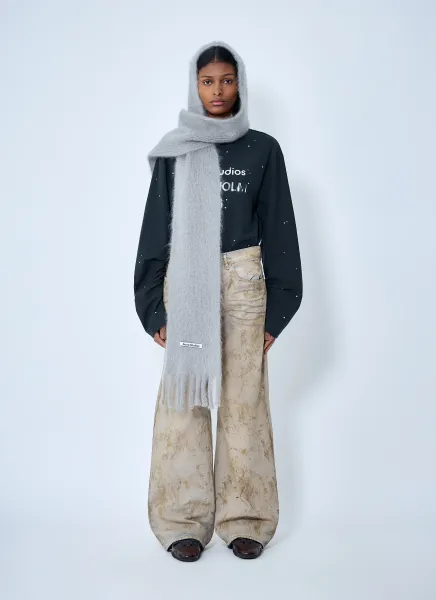 Fringed Wool Scarf