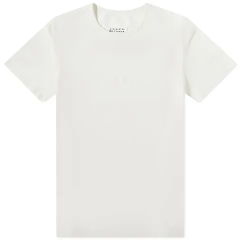 Embroidered Tonal Text Logo Tee