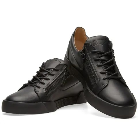 Double Zip Basket Cut Low Sneaker
