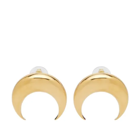 Moon Earring Gold - 35mm