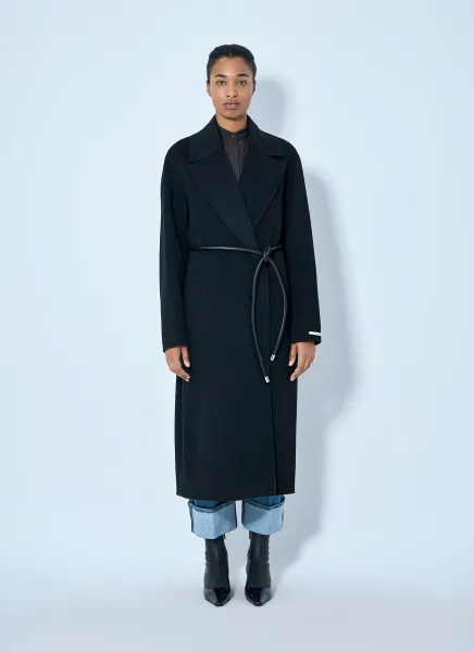 Belted Wool Overcoat