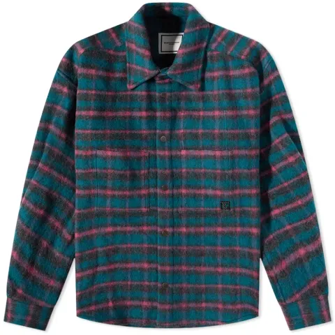 Sleeve Detail Check Shirt
