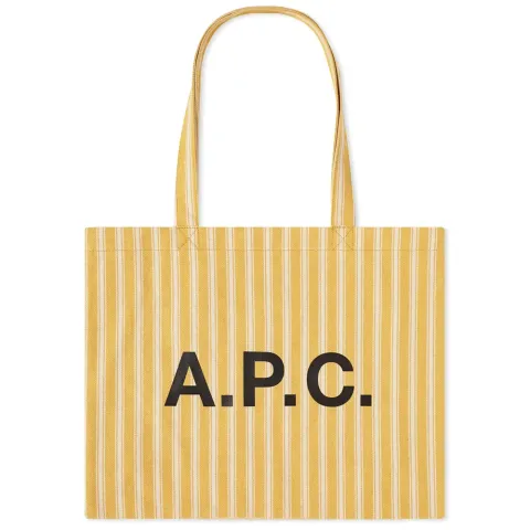 A.P.C. Diane Stripe Shopping Tote