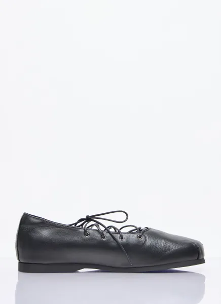 Laced Ballerina Flats