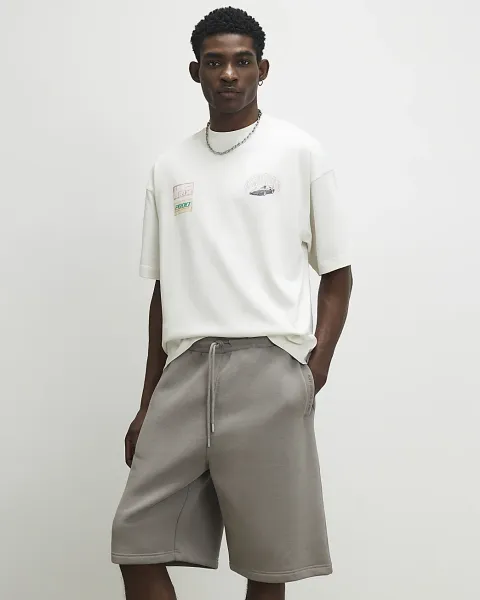 River Island Oversized Cotton Premio Racing T-Shirt