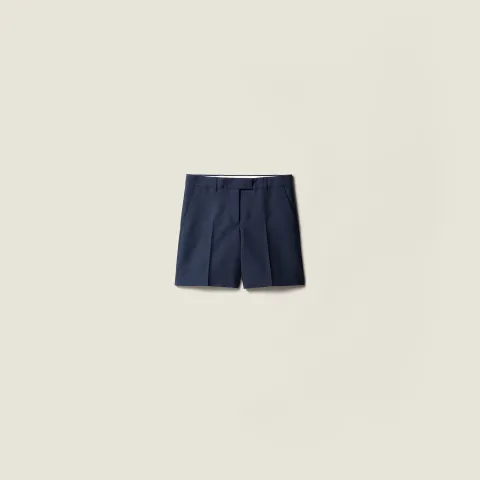 Kid mohair Bermudas