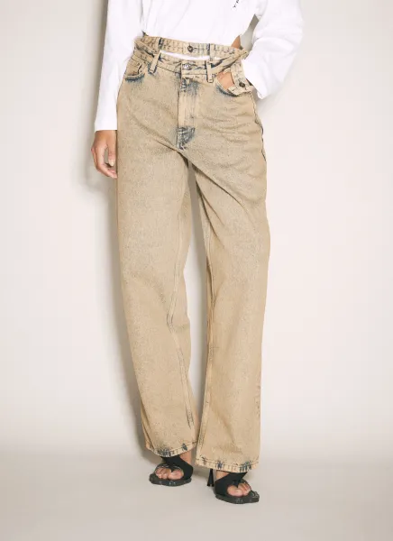 Multi-Waistband Jeans