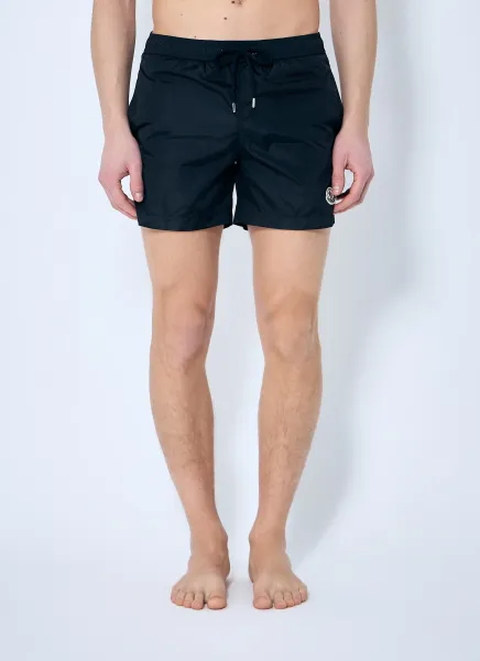 Logo Patch Swim Shorts