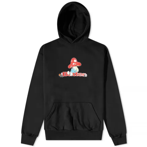 x The Smurfs Lazy Logo Hoodie