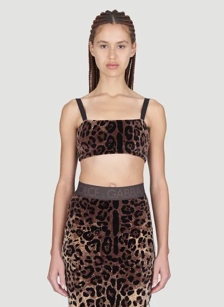 Leopard Print Crop Top