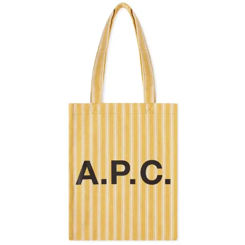A.P.C. Lou Stripe Tote Bag