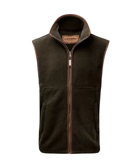 Schöffel Country Oakham Fleece Gilet - Dark Olive