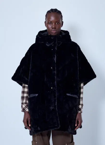 Moncler Reversible Hooded Cape
