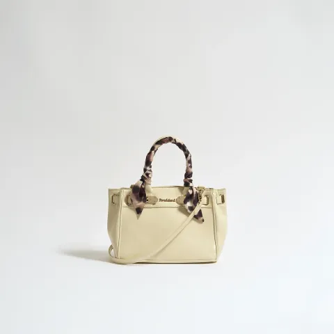 River Island Small Lock Front Scarf Tote Bag