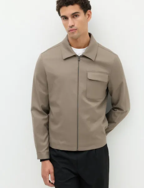 Marks & Spencer Harrington Overshirt Jacket Mocha