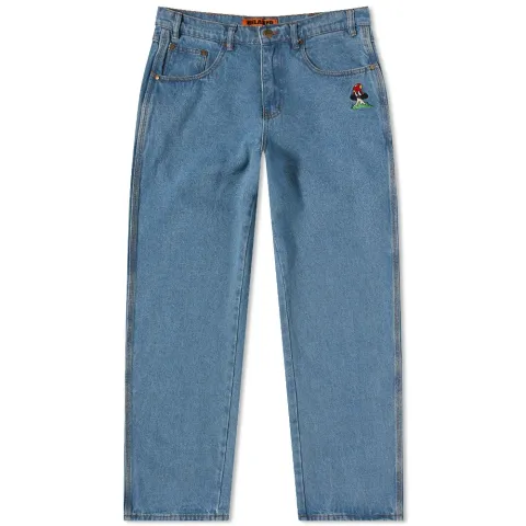 Mushroom Denim Pants