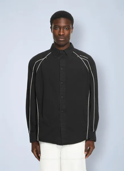 Garment-Dyed Sporty Shirt