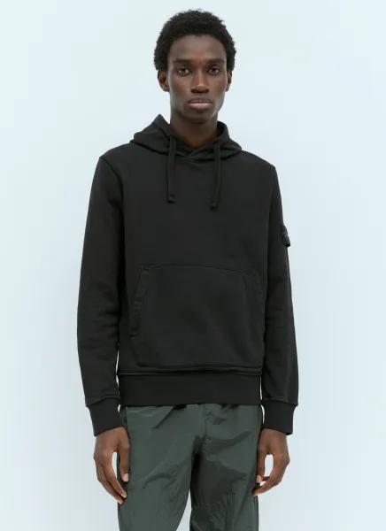 Logo Patch Hooded Sweatshirt