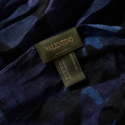 Linen Camo Scarf