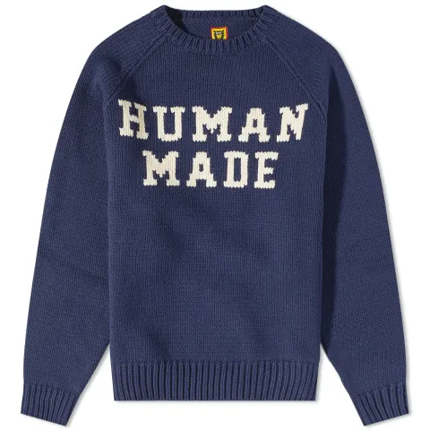 Bear Raglan Knit Sweater