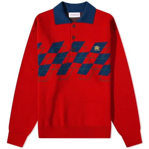 Long Sleeve Aviemore Knit Polo