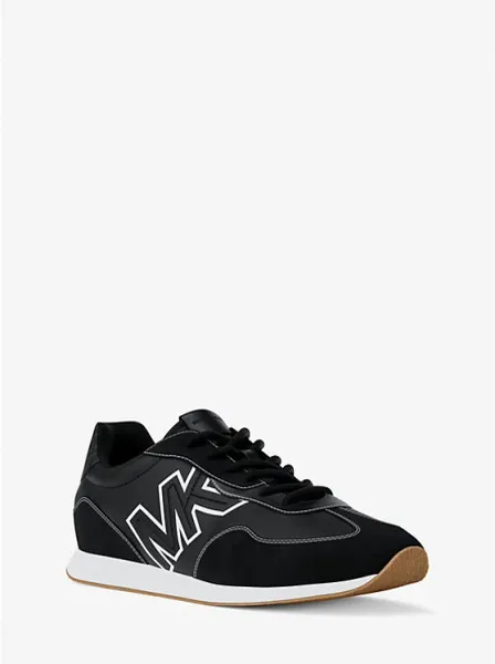 Michael Kors Essex Mixed-Media Trainer