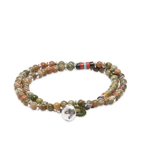 Stone Double-Wrap Bracelet