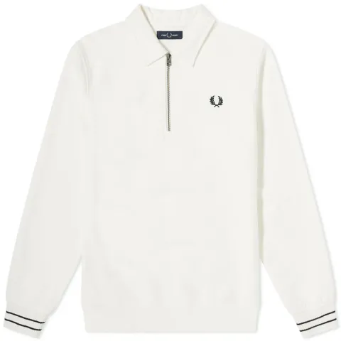 Long Sleeve Zip Neck T-Shirt