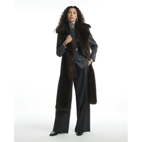 River Island Faux Fur Long Collar