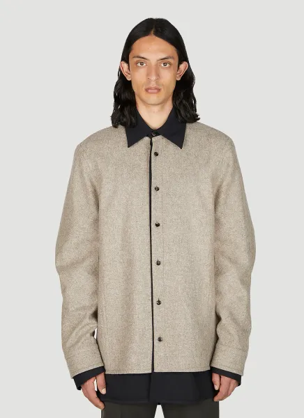 Wool Flannel Double Shirt
