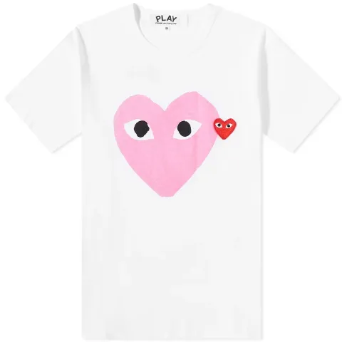 Comme des Garcons Play Red Heart Colour Heart T-Shirt