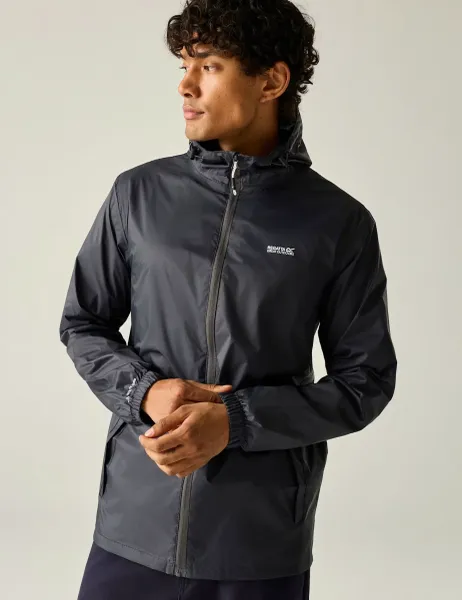 Regatta Pack It Waterproof Anorak Grey