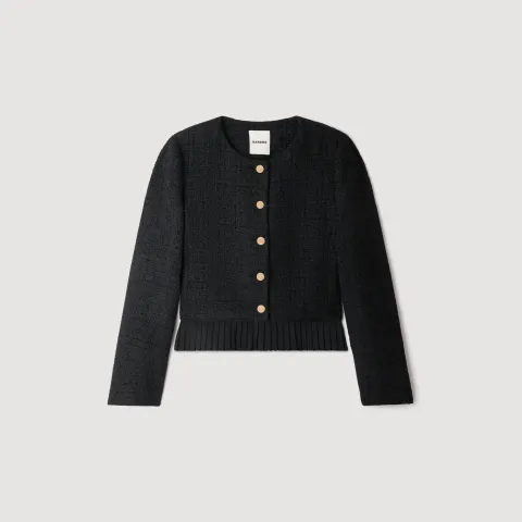 2-in-1 tweed jacket