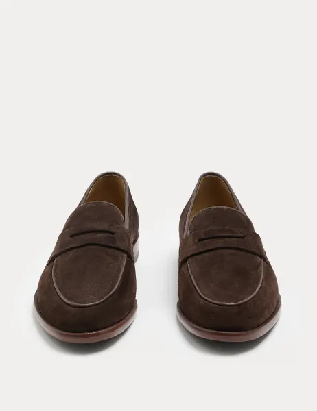 Autograph Suede Saddle Loafers