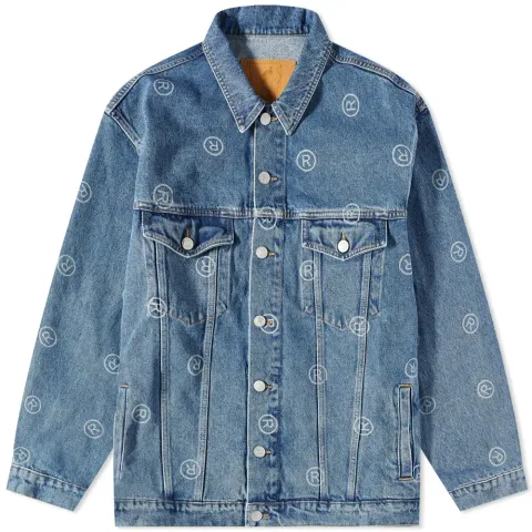 All Over Logo Denim Jacket