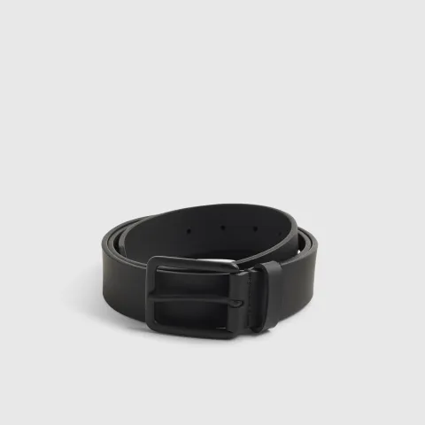 River Island Black Leather Belt