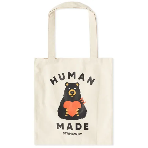 Book Bear Tote Bag