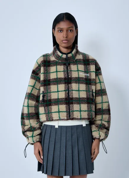 Teddy Check Coat