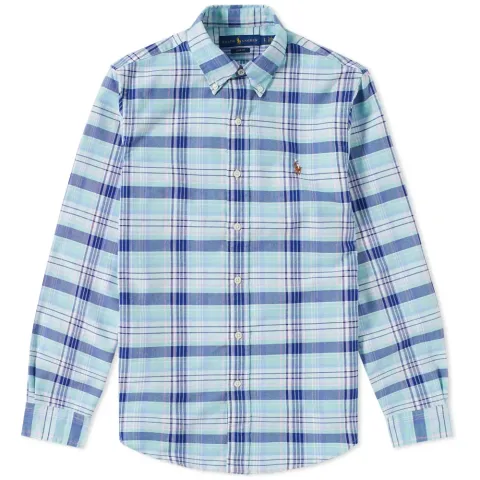 Button Down Check Oxford Shirt