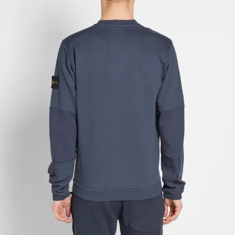 Elbow Patch Crew Knit