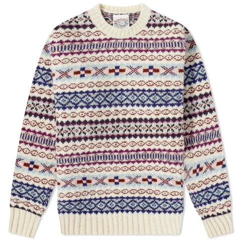 Jamieson's of Shetland Fair Isle Crew Knit
