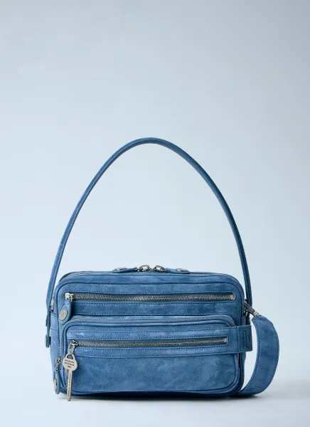 Camero Party Suede Shoulder Bag