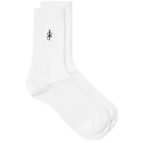 Logo Embroidered Sock