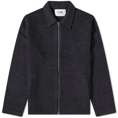 Ivan Boiled Wool Zip Jacket