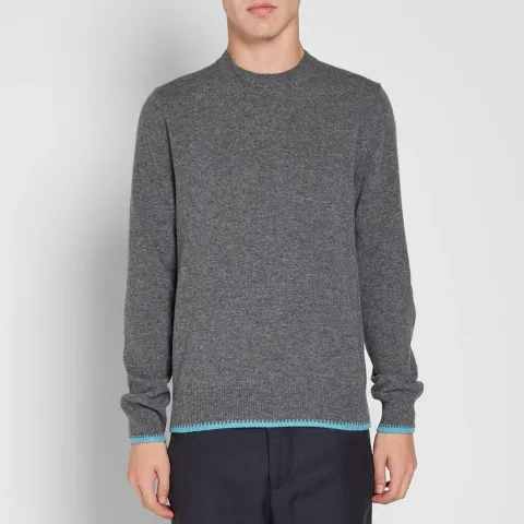 Comme des Garcons SHIRT Contrast Hem Crew Knit