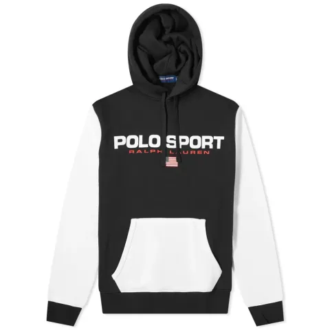 Polo Sport Panelled Popover Hoodie