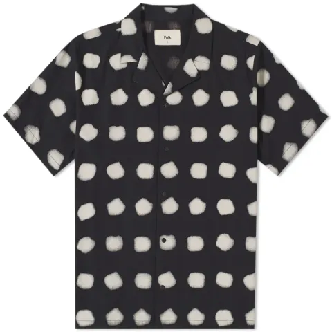 Short Sleeve Dot Vacation Shirt