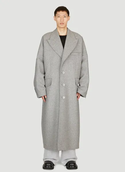 Double-Breasted Wool Coat