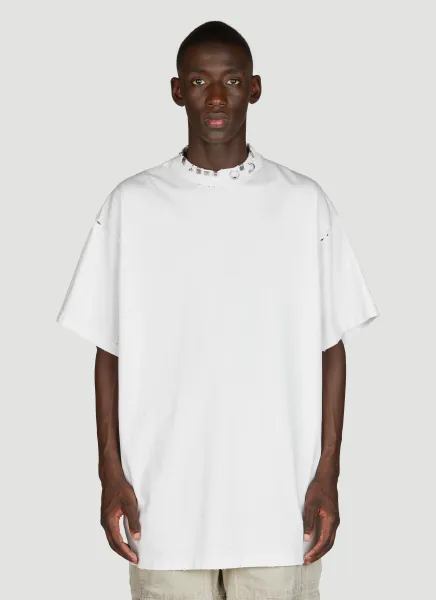 Pierced Oversized T-Shirt