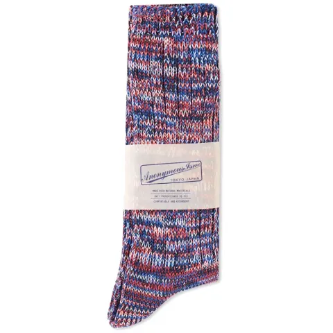 5 Colour Mix Crew Sock